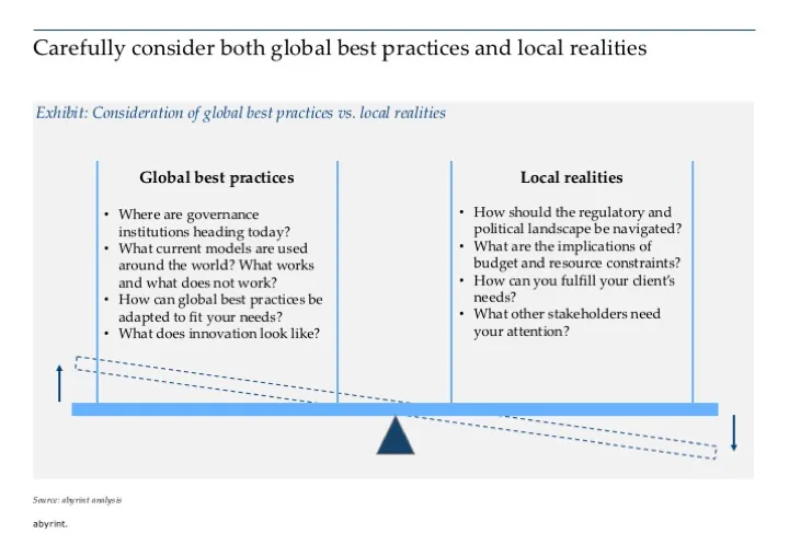 Embryonic governance 2