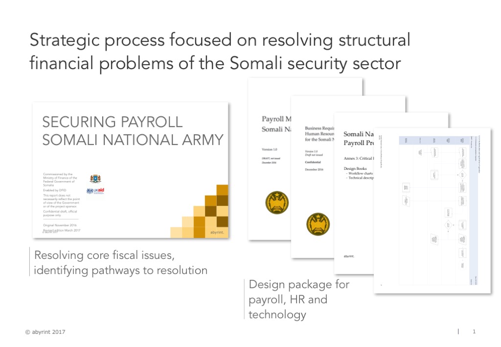 1 Somalia security finance millitary strategy and design documents Abyrint